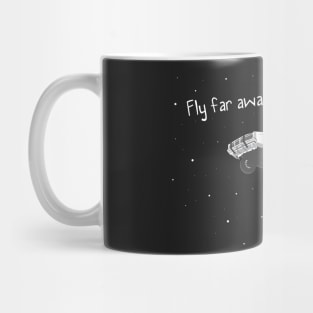 Car flying Mug